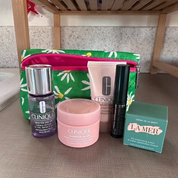 CLINIQUE and La Mer Set NEW with Makeup Bag